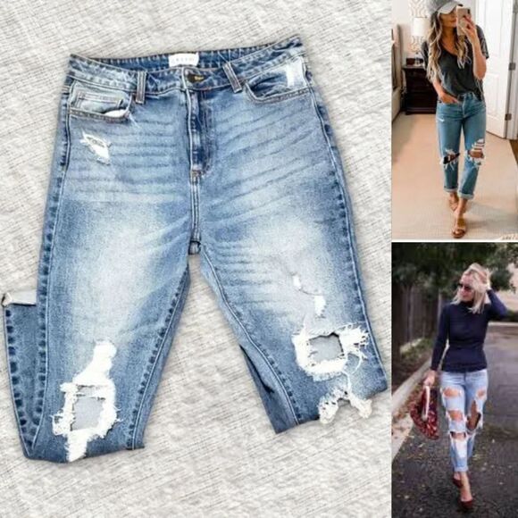 Ciello High-Rise Boyfriend Jeans - Picture 1 of 11